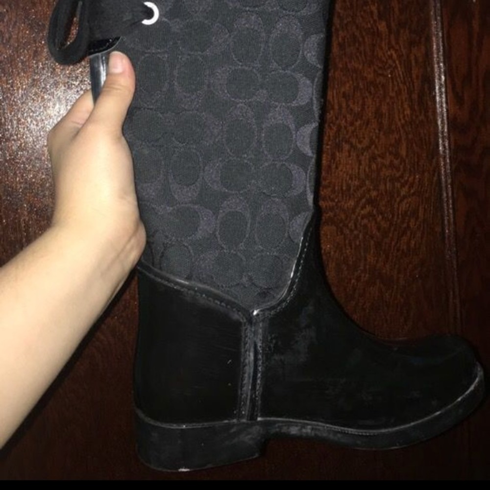 Coach rain boots - Picture 3 of 3